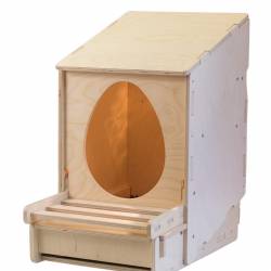 Гнездо для кур несушек с яйцесборником WoodBird EggBOX