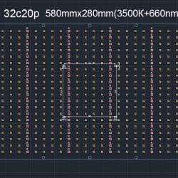 120.58*28 Quantum board Samsung lm281b+pro  3500K + 660 nm 2835